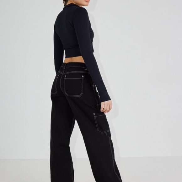 Black Dani Carpenter Pant - Picture 4 of 5
